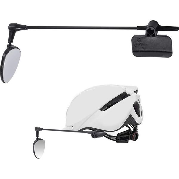 Specchio Retrovisore Regolabile A 360 Gradi - Specchio Per Casco Portatile Bici Leggera-image