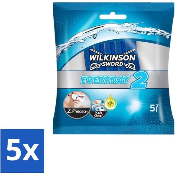 Wilkinson Sword – Rasoi Usa E Getta – 5 Lame – Confezione Risparmio – 5 Pezzi-image