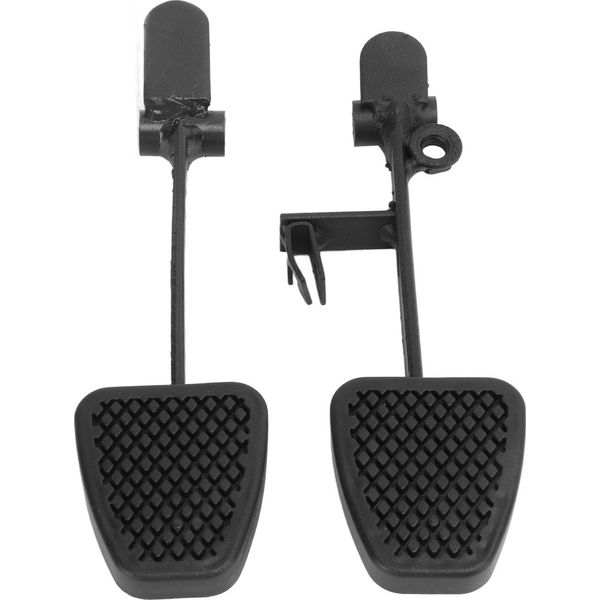 2Pcs Freno Pedali Acceleratore Auto Pedale Antiscivolo Poggiapiedi Per Go Kart Utv Atv Quad-image