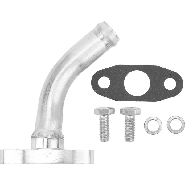 45 Gradi Turbo Olio Ritorno Scarico Flangia Kit In Lega Di Alluminio Sostituzione Per Garrett GT32 GT40 GT42 T3 T4-image