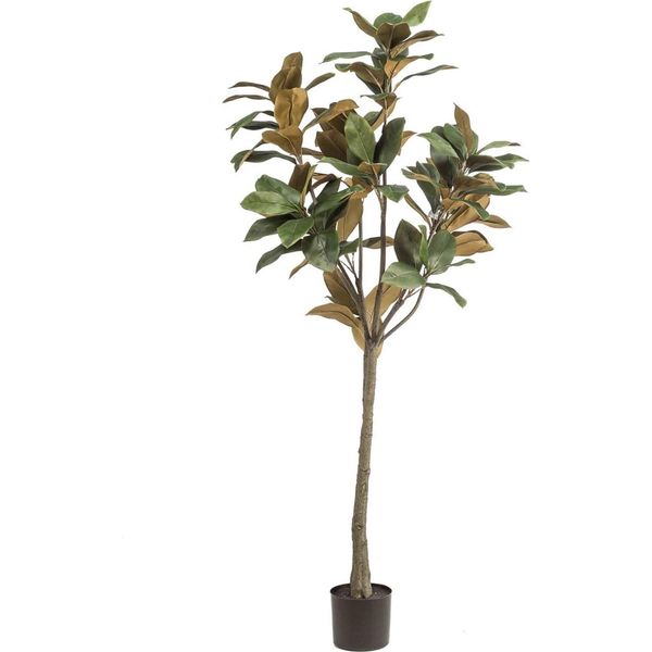 Magnolia Denudata - Albero Artificiale Di 150 Cm - Magnolia Artificiale Bianca - Decorazione Di Facile Manutenzione Per Casa E Ufficio-image