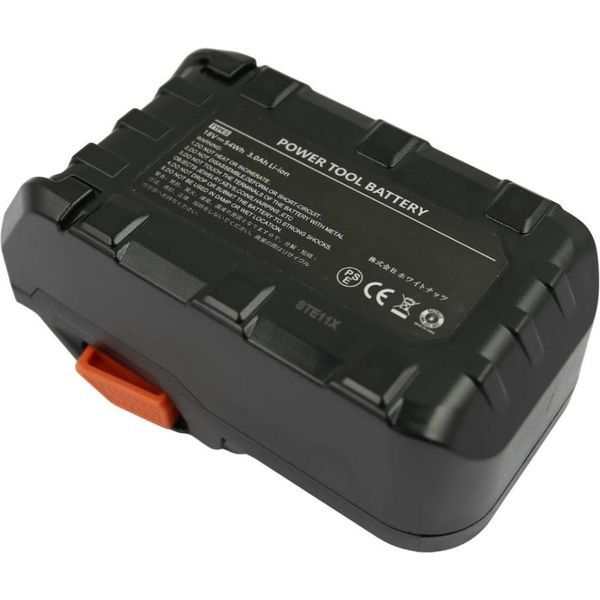 Avizar, Batteria Per Utensile Aeg Bs 18 Bsb 18 L1830R Li-Ion 18V 3000Mah, Nero-image
