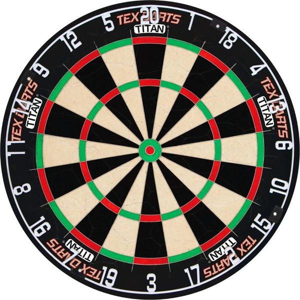 Tex Titan Pro Dartboard - Dartboard Da Torneo Con Design Ultra Sottile-image
