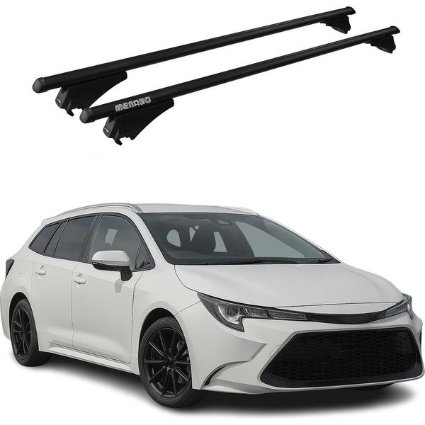 Menabo Portapacchi Base Per Suzuki Swace 2020-2025 75Kg Alluminio Nero 2 Pz-image