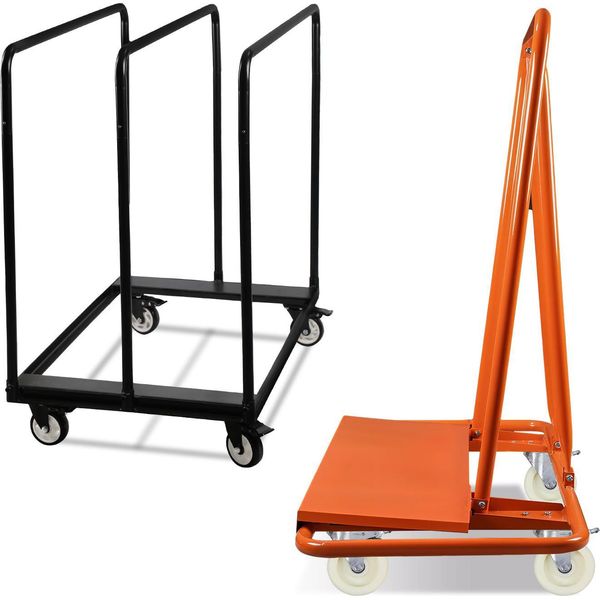 Carrello Porta Pannelli Bettizia Carrello Di Trasporto Per Pannelli Porte Finestre Fino A 680 Kg Nero-image