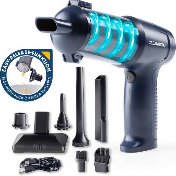 Aspirapolvere A Batteria Cleanmaxx 2In1 Con Funzione Di Aspirazione E Soffiaggio - Senza Fili - Filtro Hepa-image
