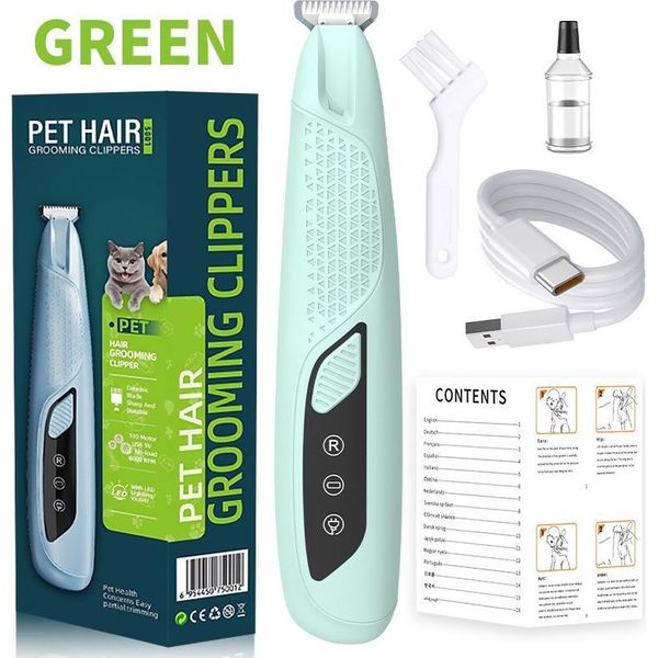 Inf Tagliaunghie Per Animali Domestici Abs, 16,5Cm, Per Zampe, Orecchie E Altro Verde-image