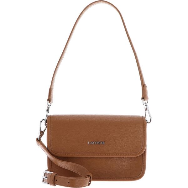 Lacoste Borsa A Tracolla Flap Crossover Bag Argan Oil Marrone Chiaro-image