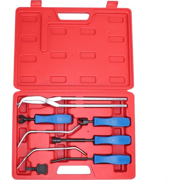 Set Di 8 Pezzi Di Strumenti Per Il Tamburo Del Freno Efficiente Strumento Portatile Per L'installazione E La Rimozione Della Molla Del Freno Per La Manutenzione Del Sistema Frenante-image