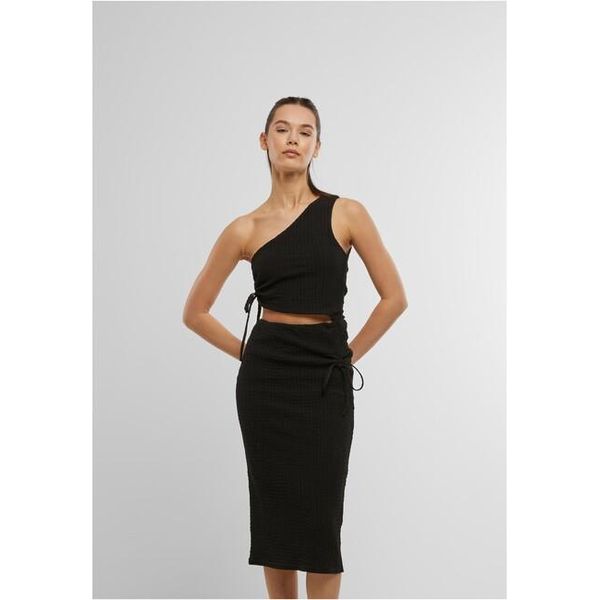 Urban Classics Abito Di Media Lunghezza Da Donna Ladies Cut Out Jersey Dress Nero M-image