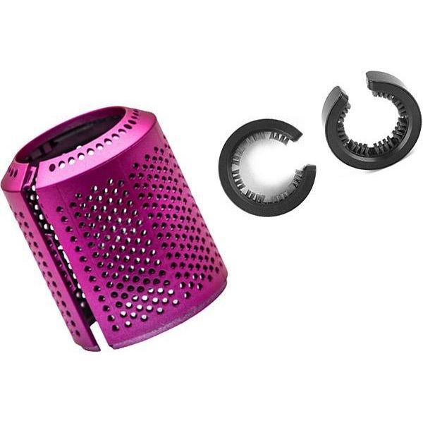 Inf Filtro Di Ricambio Compatibile Con Asciugacapelli Dyson + Spazzola Rosa Rossa-image