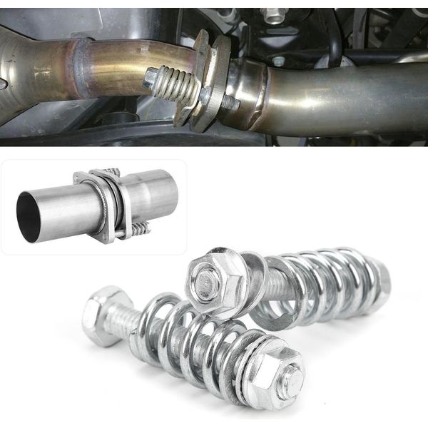 Kit Di Riparazione Degli Scarichi 8PCS, Compresi I Bulloni, La Scanalatura E La Guarnizione A Molla, Gli Accessori Per Il Portapacchi Dell'auto In Acciaio-image