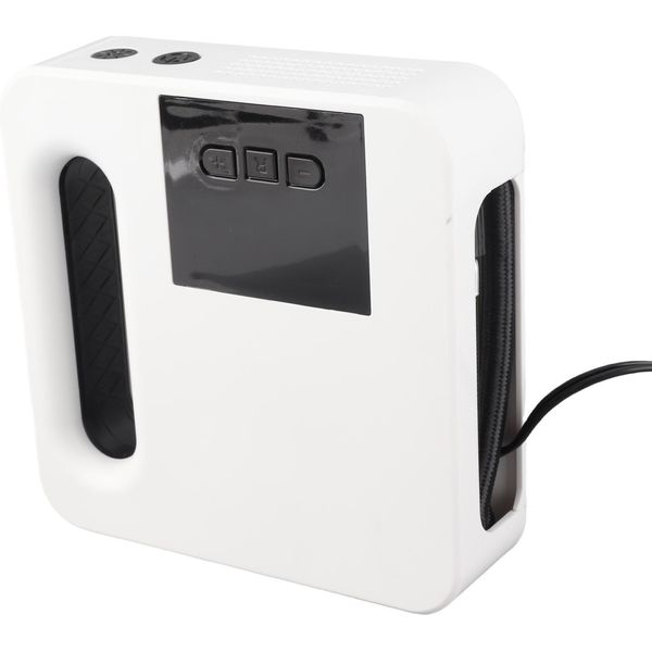 12V Pneumatico Gonfiatore Pompa Compressore D'aria Display Digitale Portatile Led Luce Pompa Per Auto Bianco Display Digitale-image