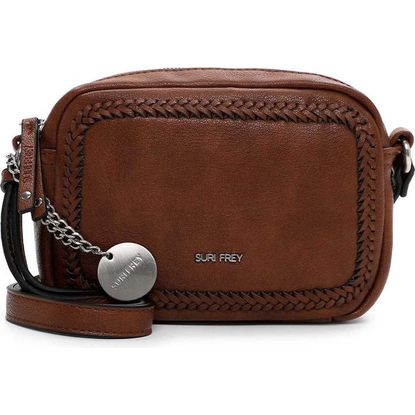 Suri Frey Borsa A Tracolla Borsa A Tracolla Sfy Piggy Handbag With Zipper Cognac Marrone-image