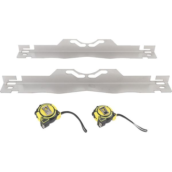 Piastre In Acciaio Inox Strumento Di Allineamento Ruote Con 2PCS 3 Metri Nastro Misura Toe Strumento Di Allineamento Per Tutte Le Auto Berline Suv-image