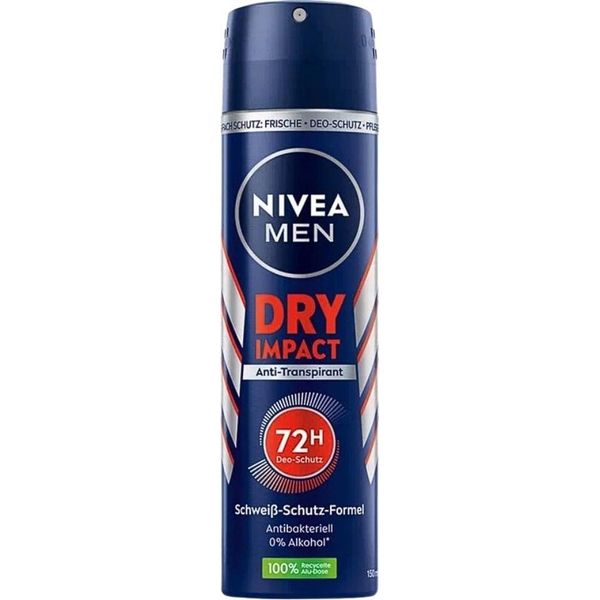 Nivea Men Deodorant Spray - Impatto Secco - Efficacia 48 Ore - 150 Ml - 1 Pezzo-image