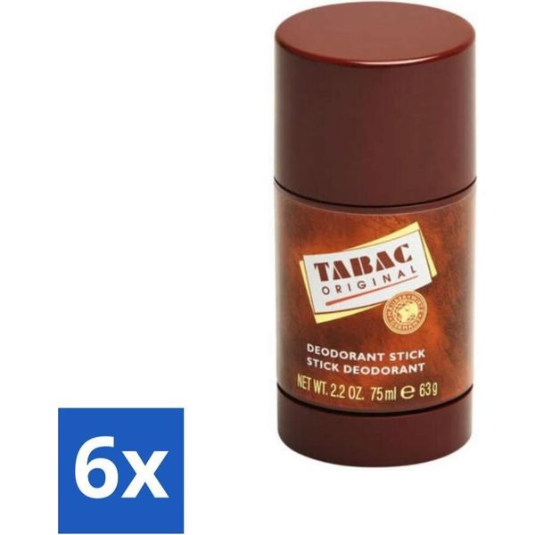 Tabac Original Deodorant Stick 75 Ml - Confezione Risparmio - 6 Pezzi-image