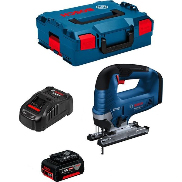 Seghetto Alternativo Bosch Gst 18V-125 B (1 X 5,0 Ah + GAL1880CV + L-Boxx 136)-image