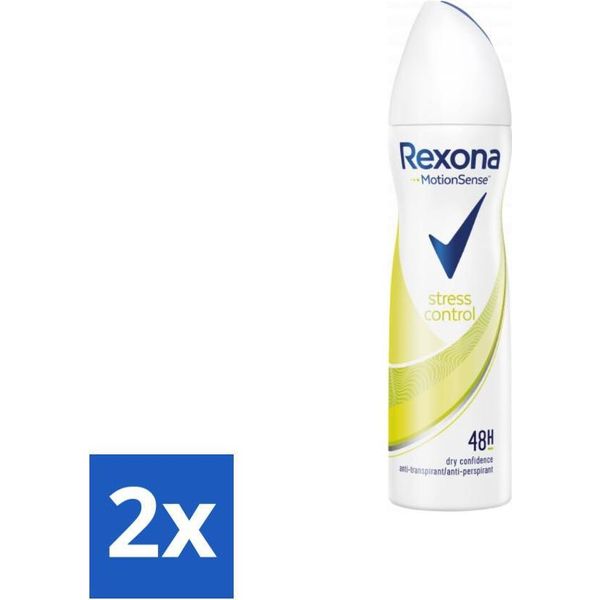 Rexona - Stress Control - Deodorante Spray - Antitraspirante - 150 Ml - Confezione Vantaggiosa - 2 Pezzi-image