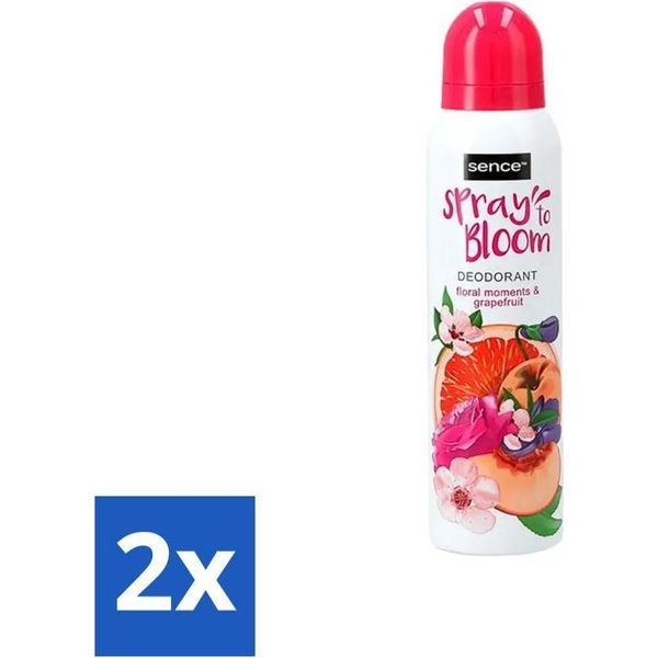 Sence - Floreale E Pompelmo - Deodorante - Fresco E Fruttato - 150 Ml - Confezione Risparmio - 2 Pezzi-image