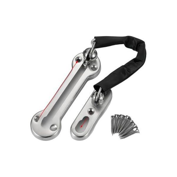 Inf Catena Antifurto In Acciaio Inox Con Viti - Finitura Argento-image