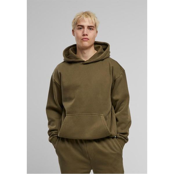 Urban Classics Kapuzenpullover Herren Felpa Con Cappuccio Vintage Pesante Oliv Xxl-image