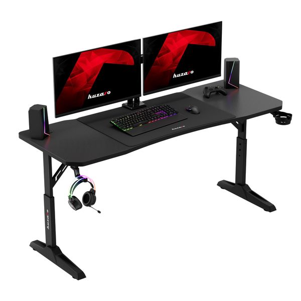 Huzaro Hero 4.6 Black Gaming Desk-image