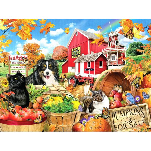 Sunsout Puzzle Degli Amici Della Fattoria 1000 Pezzi Puzzle Divertente-image