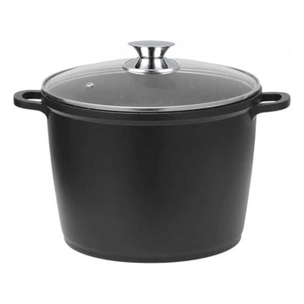 Pentola Per Zuppa 10 Litri - Pentola Per Zuppa A Induzione - Pentola Per Zuppa 10 Litri Per Induzione - Pentola Per Zuppa - Pentola Per Zuppa - 32 Cm - Nero-image