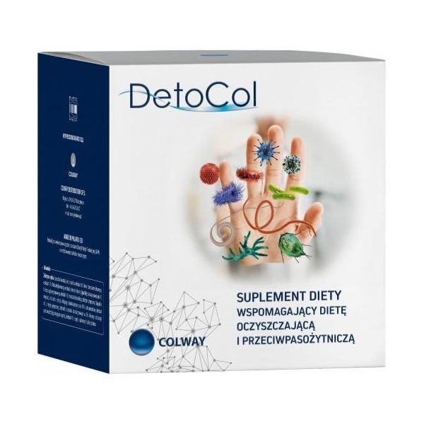 Colway Detocol - Depura L'organismo Da Parassiti, Funghi E Batteri 90 Tbl.-image