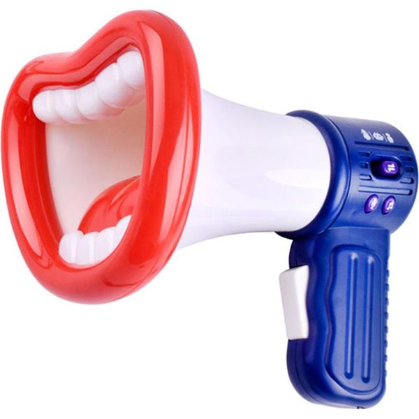 Novità Corno Giocattolo Cambia Voce Altoparlante Altoparlante Che Cambia Voce Amplifica Effetto Sonoro Megafono Regalo Per Bambini-image