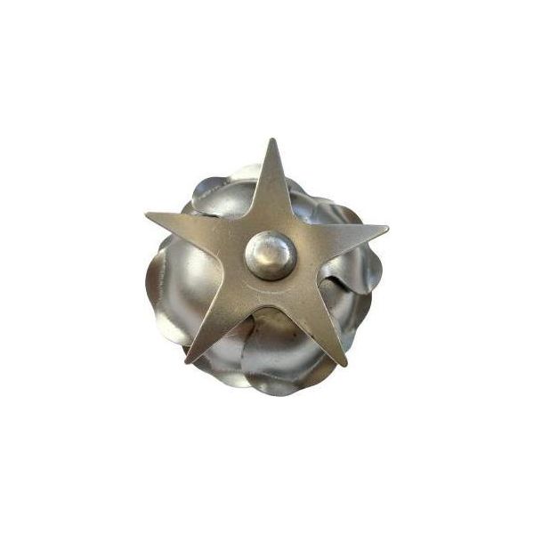 Logistsystem Rosa In Ferro Battuto Fiore Ornamentale In Acciaio, Decorazione Da Giardino, Rosa In Metallo Decorazione Da Giardino Decorazione Domestica Decorazione Natalizia Decorazione Esterna In Metallo Acciaio Resistente Alle Intemperie Decorazione Tombale Da Giardino K5D-image