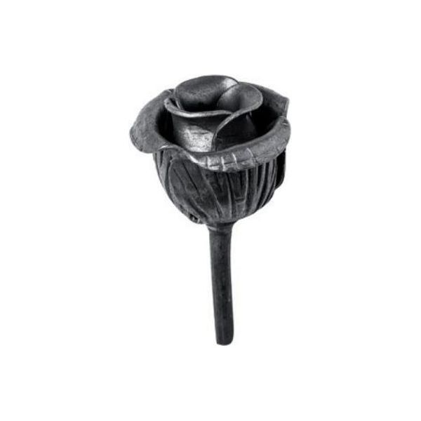 Logistsystem Rosa In Ferro Battuto Fiore Ornamentale In Acciaio, Decorazione Da Giardino, Rosa In Metallo Decorazione Da Giardino Decorazione Domestica Decorazione Natalizia Decorazione Da Esterno In Metallo Acciaio Resistente Alle Intemperie Decorazione Da Giardino Tomba 50.103-image