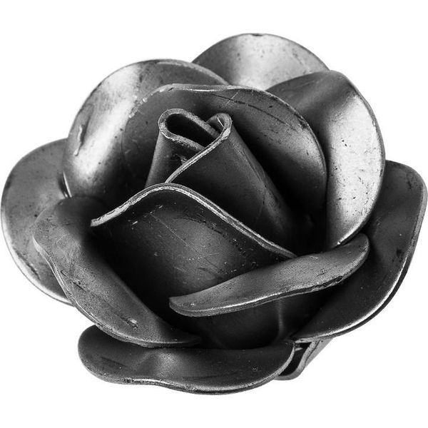 Logistsystem Rosa In Ferro Battuto Fiore Ornamentale In Acciaio, Decorazione Giardino, Rosa In Metallo Decorazione Giardino Decorazione Casa Decorazione Natale Decorazione Esterna Metallo Acciaio Resistente Alle Intemperie Decorazione Tomba Giardino 50.095-image
