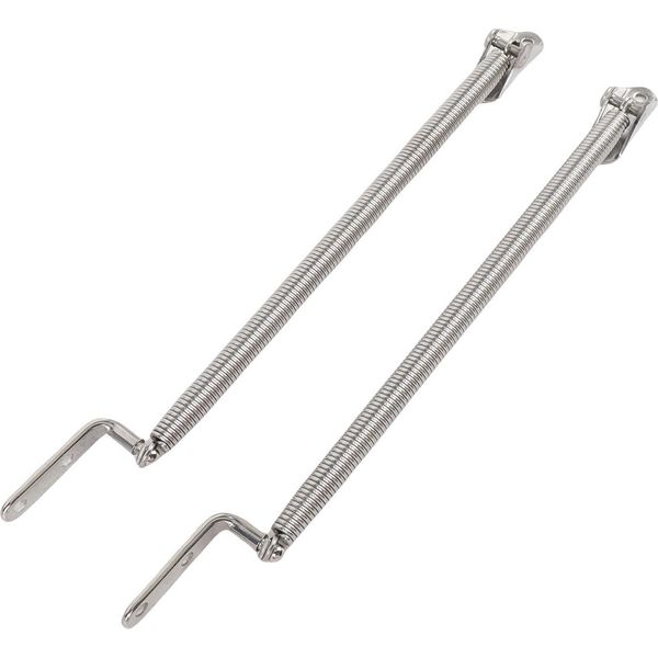 2 Pezzi Portellone Barca Supporto A Molla In Acciaio Inox Marino 190 Mm/7,48 Pollici Copertura Per Porte A Battente Armadio Heavy Duty-image