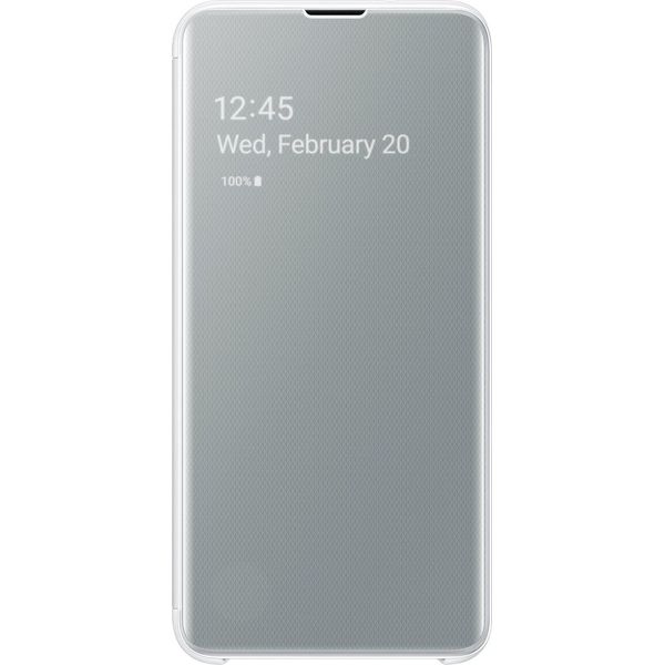 Samsung Clear View Cover Handy-HüLle FüR Samsung Galaxy S10E Weiß-image