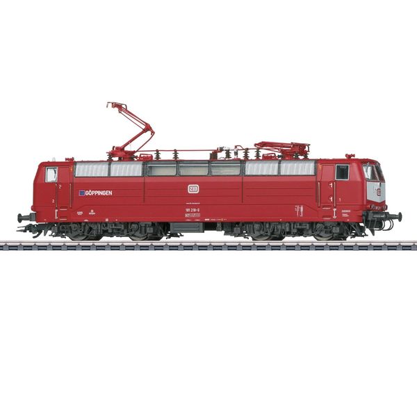 Elektrolokomotive MÄRklin "Baureihe 181.2 - 39587", Rot, Modelleisenbahn-Fahrzeuge, Kinder, Kunststoff, Metall, Mit Sound Und Licht-image