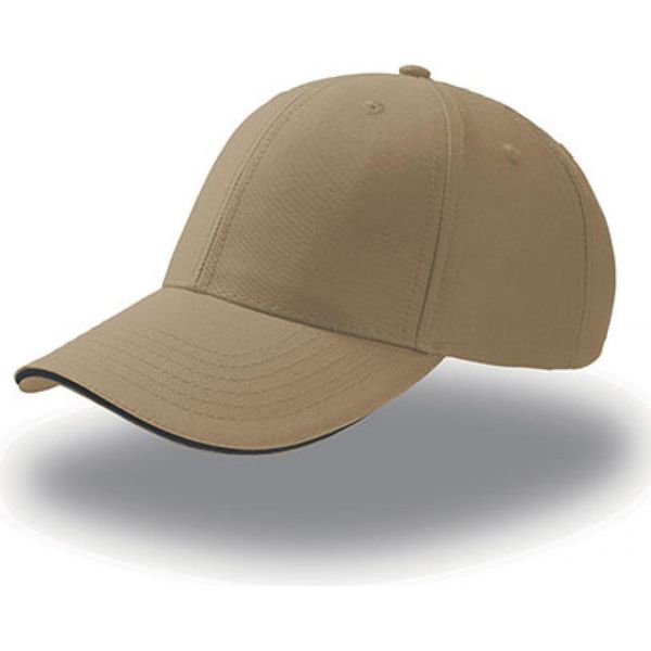 Atlantis | Sport Sandwich Cap / Berretto / Cappello - Colore: Khaki/Navy - Taglia: Unica-image