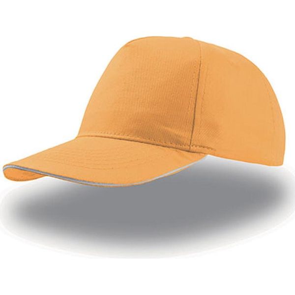 Atlantis | Start Five Sandwich Cap / Berretto / Cappello - Colore: Giallo/Bianco - Taglia: Unica-image