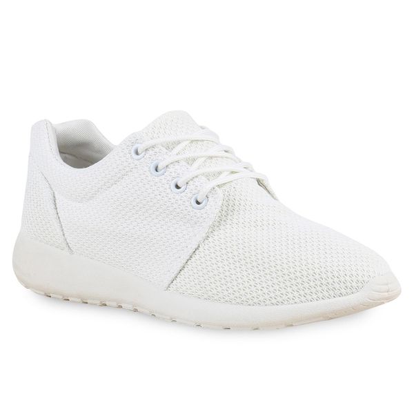 Mytrendshoe Scarpe Sportive Da Uomo Scarpe Da Corsa Scarpe Da Ginnastica Per Il Tempo Libero 74688, Colore: Bianco, Taglia: 38-image