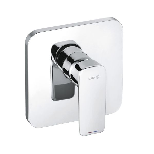 Kludi Pure&Style Mitigeur Monocommandé Encastré Pour Douche, Montage Mural, 25 L/Min, 406550575, 406550575-image