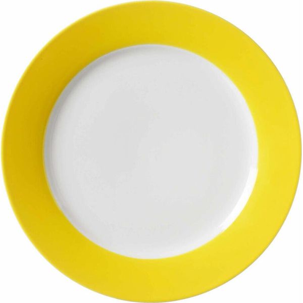 Ritzenhoff & Breker Doppio Teller Flach, Servierteller, Speiseteller, Essteller, Sonnengelb, Ø 27 Cm, 538649-image