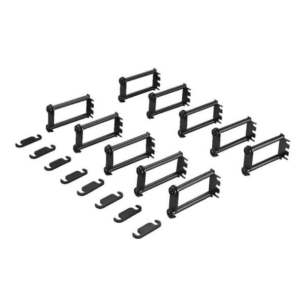 Rittal Dk 7111.214 Portacavi 10 Pezzi Per Rack-image