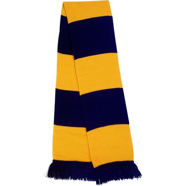 Result Sciarpa Termica Invernale Da Uomo / Sciarpa A Maglia / Scialle BC876 (Taglia Unica) (Giallo/Viola)-image