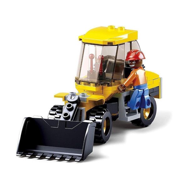 Sluban Town Costruzione Macchine Edili Carrello Elevatore 91 Pezzi M38-B0377B Blocchi Da Costruzione-image