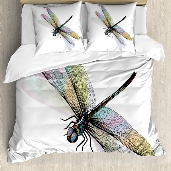 Abakuhaus Copripiumino Libelle, Shady Motivi Elaborati, Antiacaro Adatto A Chi Soffre Di Allergie Con Federe, 200 Cm X 200 Cm - 80 X 80 Cm, Multicolore-image