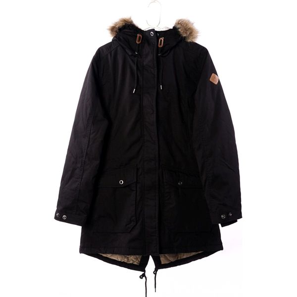 North Bend Sandy Parka Donna,Parka,Cappotto Invernale,Cappuccio In Pelliccia,Idrorepellente,Foderato,Vita Regolabile,Nero,36-image
