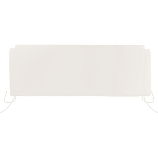 Cuscino Da Panchina Teako Design 220X47 Cm Per Panchina Da Parco Belluno TB-1023 - Comodo Cuscino Da Seduta, Idrorepellente E Resistente (Crema)-image