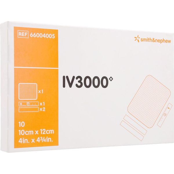 Opsite Iv 3000 10X12 Cm Fissatore A Cannula Trasparente. 10 Pezzi-image