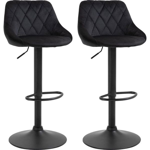 Homcom Homcom Set Di Sgabelli Da Bar Regolabili In Altezza 835-502V02-image
